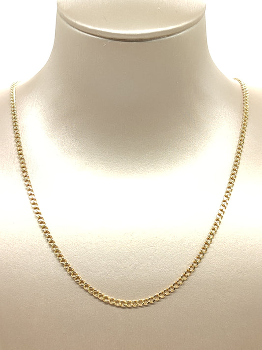 Groumette link necklace in 18kt gold 60cm