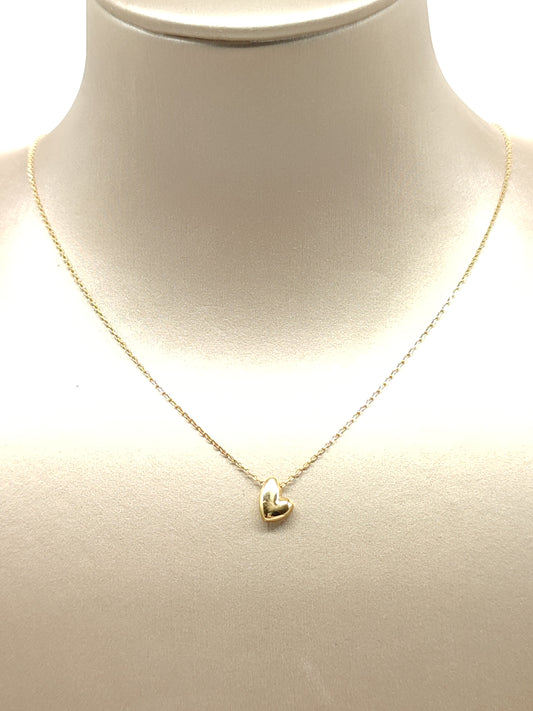 Heart necklace in 9kt gold