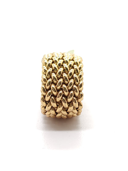 Chicco ring in yellow gold silver - 1cm