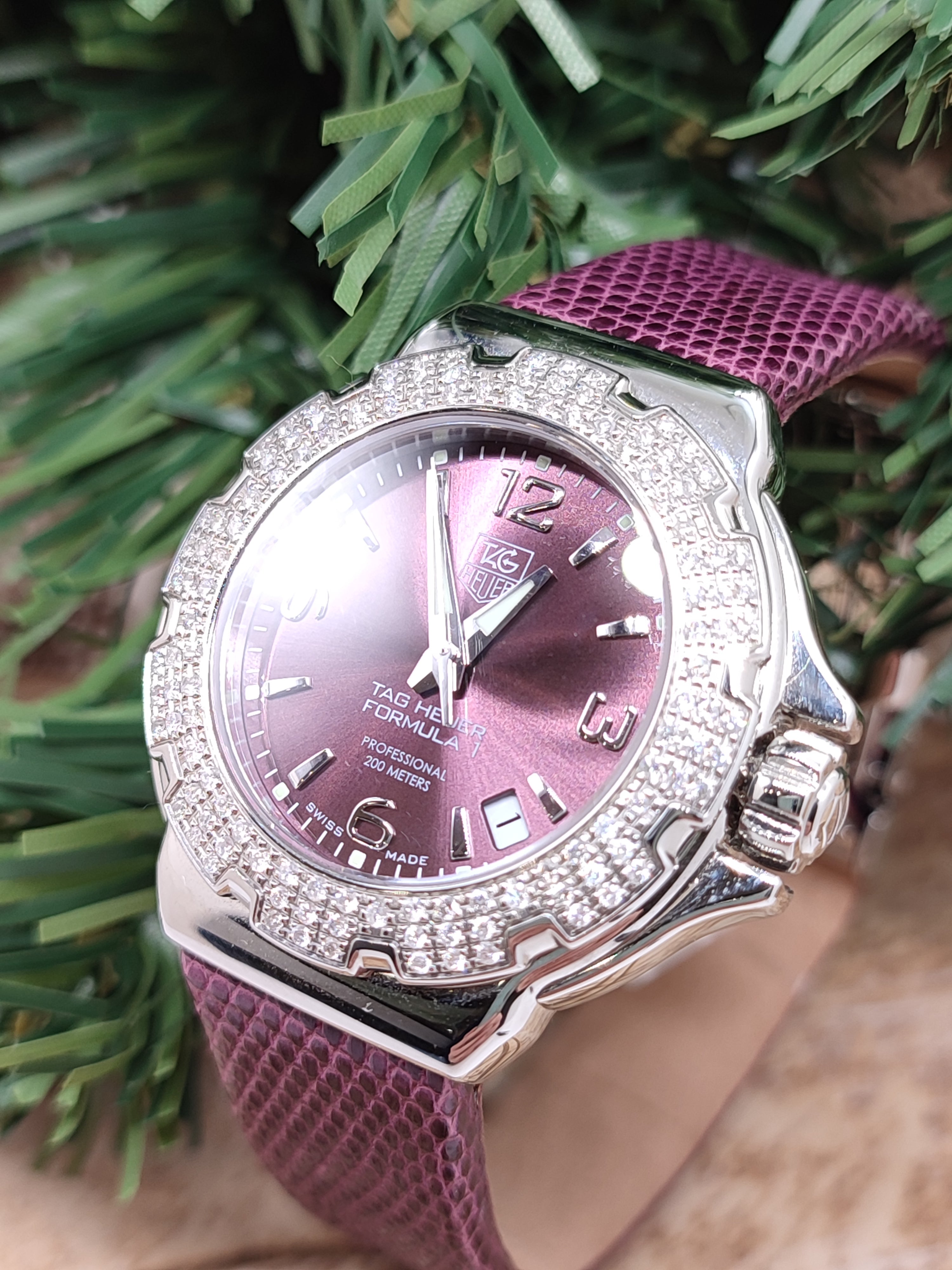 Tag Heuer Formula 1 in steel with diamonds