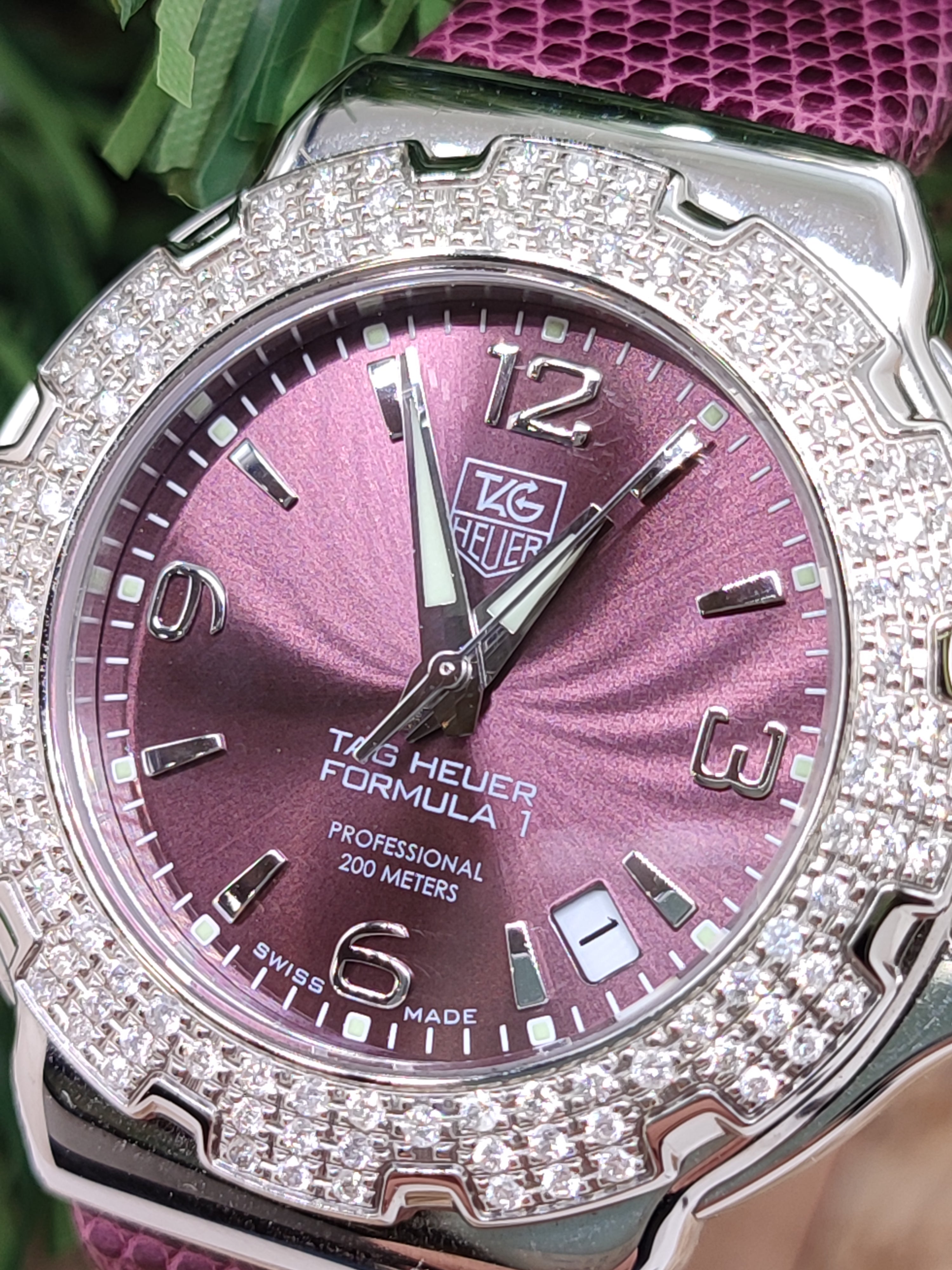 Tag Heuer Formula 1 in steel with diamonds