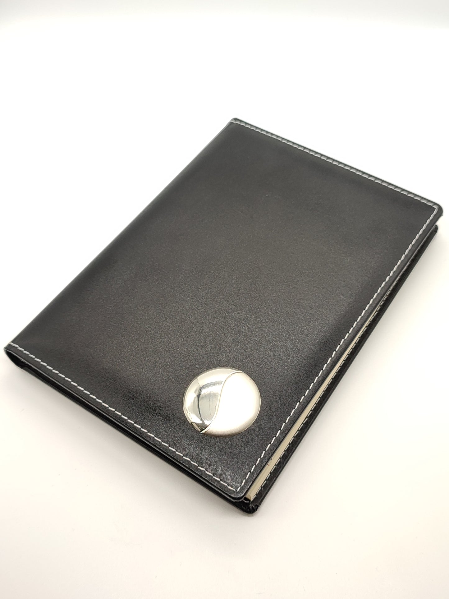 Diary with leather and silver drawing sheets