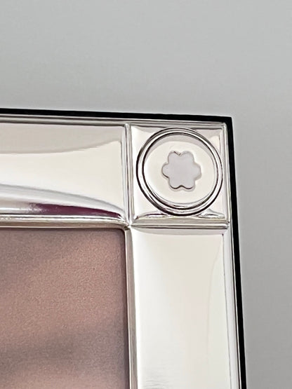 Mony bilaminated silver photo frame
